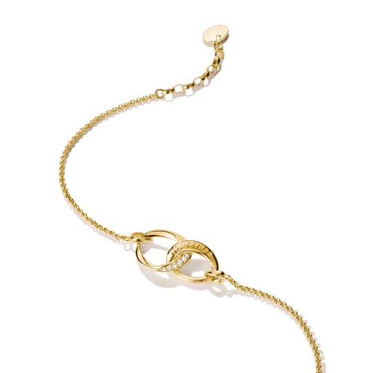 Thomas Sabo Gold Plated Together Bracelet