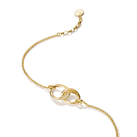 Thomas Sabo Gold Plated Together Bracelet