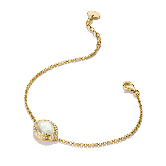 Thomas Sabo Gold Plated Mother of Pearl Bracelet
