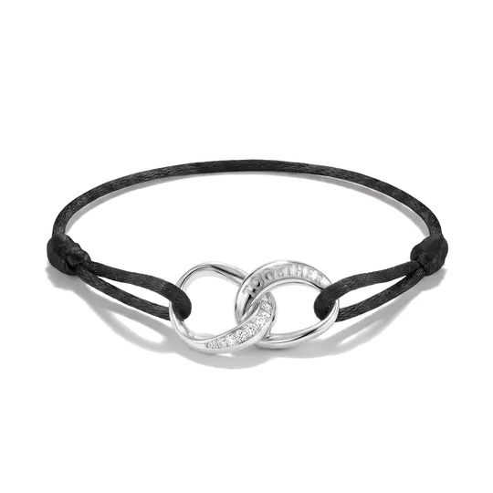 Thomas Sabo Black Textile Together Bracelet
