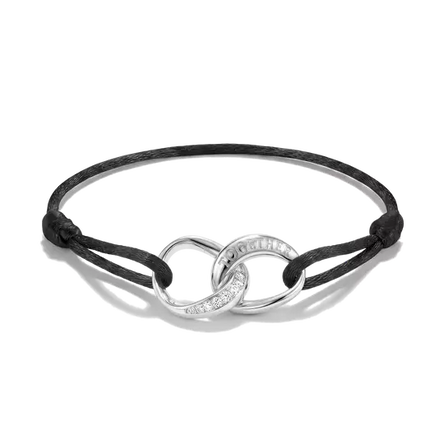 Thomas Sabo Black Textile Together Bracelet