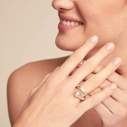 Uno de 50 Open Sphere Ring