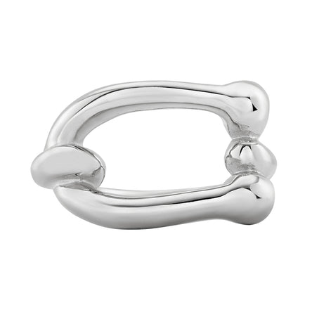 Uno De 50 Serotonin Sterling Silver Plated Link Ring