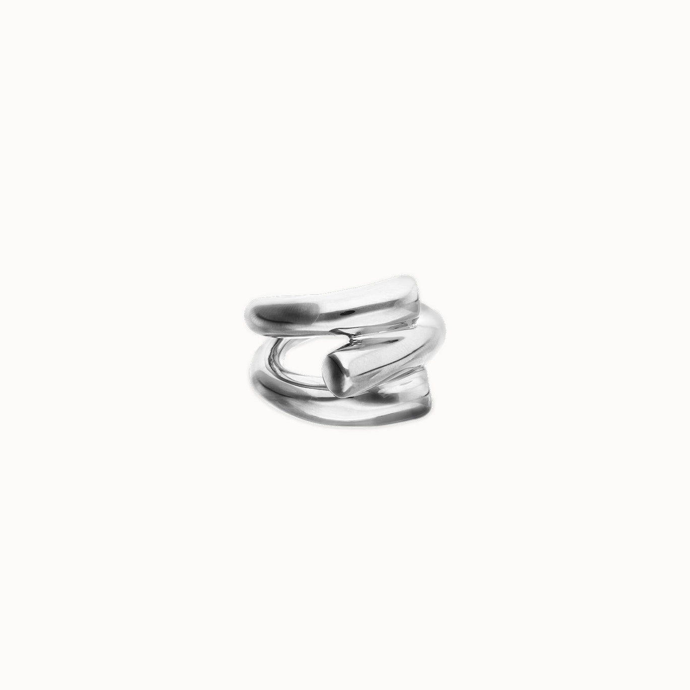 Uno de 50 Intertwined Organic Shaped Ring