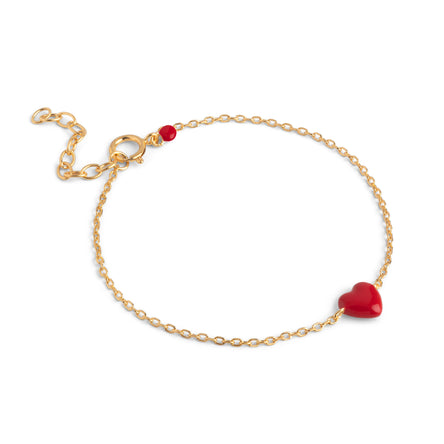 Enamel Copenhagen Amore Bracelet Red