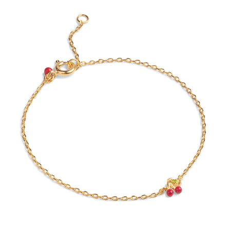 Enamel Copenhagen Cherry Bracelet