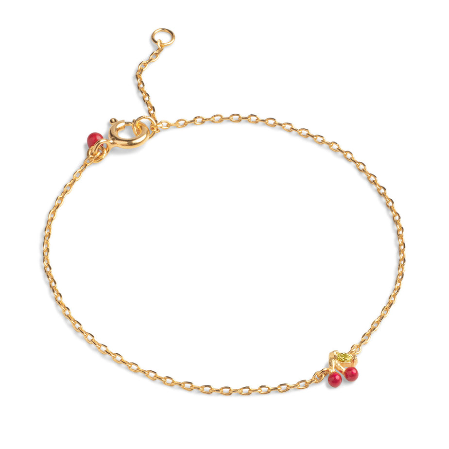 Enamel Copenhagen Cherry Bracelet