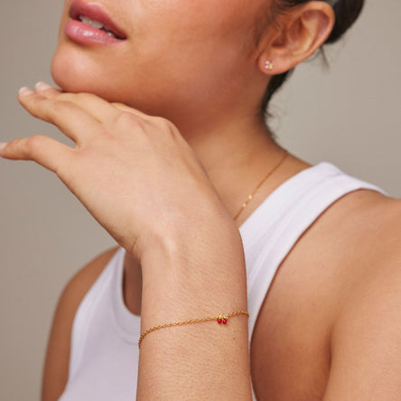 Enamel Copenhagen Cherry Bracelet