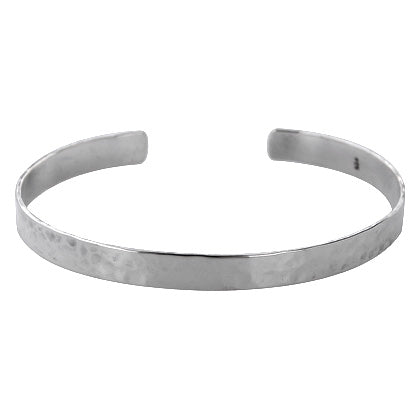 Out of Mexico 7mm Hammered Band Bangle