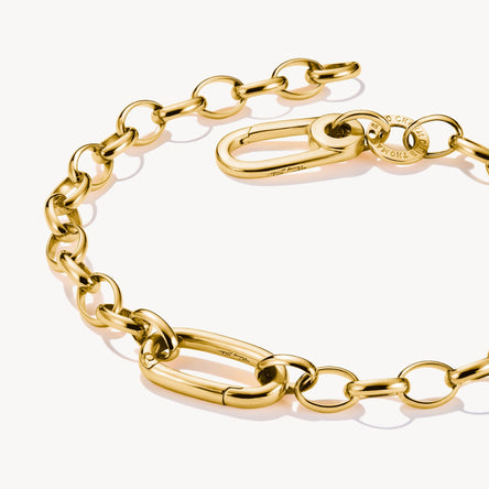 Thomas Sabo Gold Plated Connect Link Bracelet