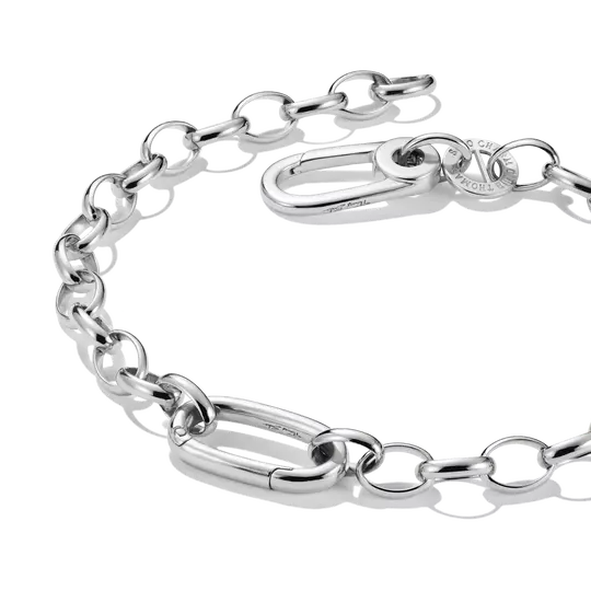 Thomas Sabo Silver Plated Connect Charm Bracelet