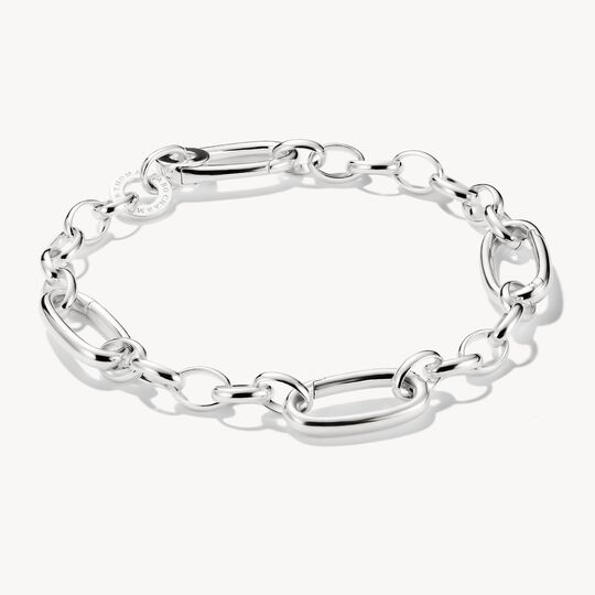 Thomas Sabo Connect Three Link Silver Charm Bracelet
