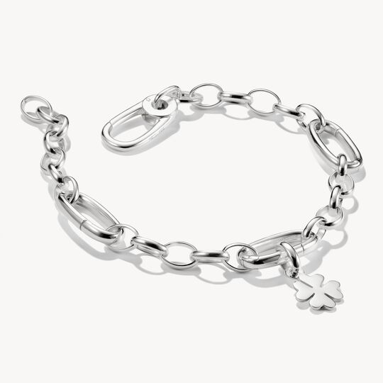 Thomas Sabo Connect Three Link Silver Charm Bracelet