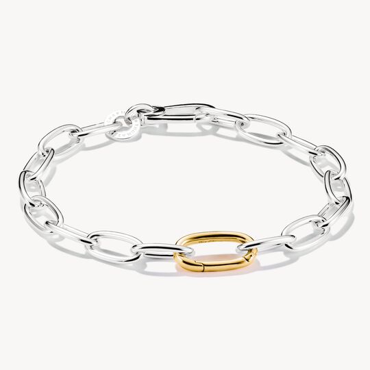 Thomas Sabo Connect Silver & Gold Plated Link Bracelet