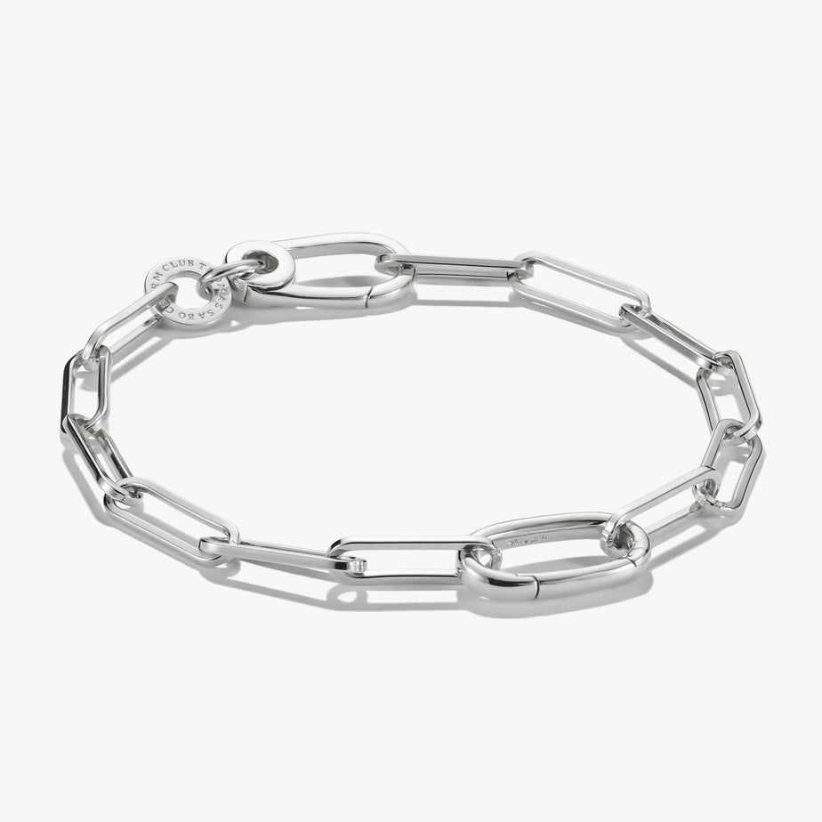 Thomas Sabo Connect Paperclip With Connect Link Silver Charm Bracelet