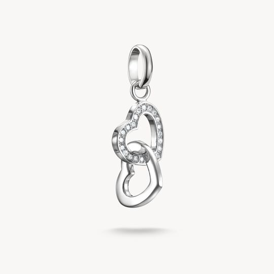 Thomas Sabo Intertwined Hearts Connect Silver Charm Pendant