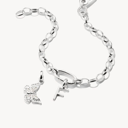 Thomas Sabo Silver Letter F Connect Charm Pendant
