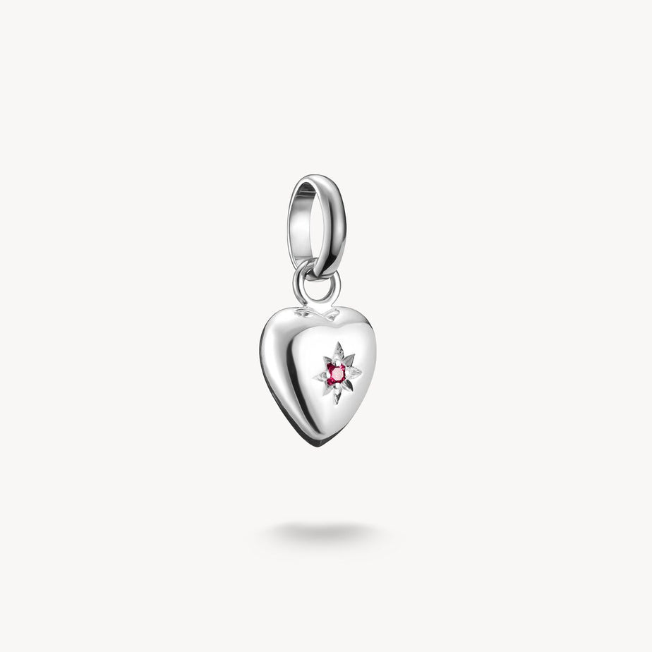 Thomas Sabo Silver Heart With Star Connect Charm Pendant