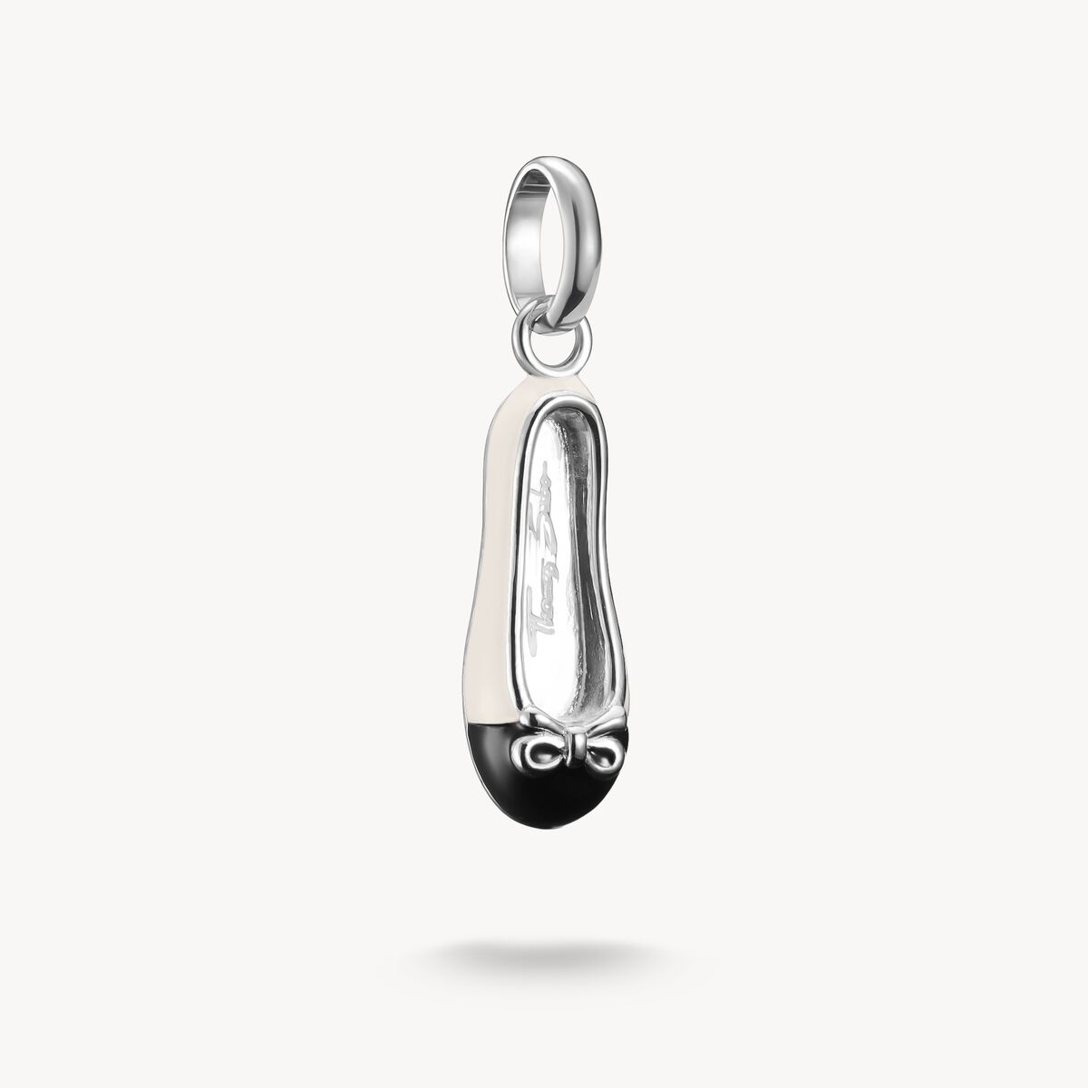 Thomas Sabo Silver Cream Ballerina Connect Charm Pendant