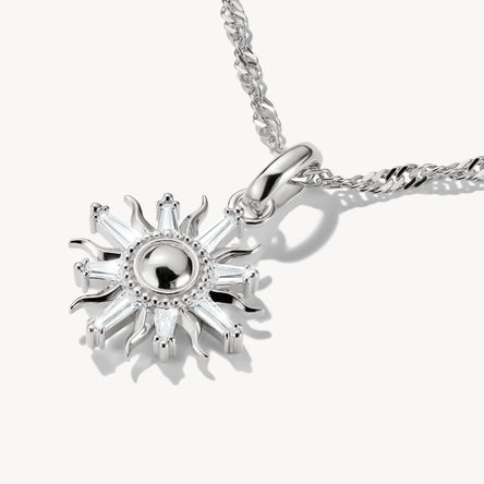 Thomas Sabo Silver Sun With Stones Connect Charm Pendant