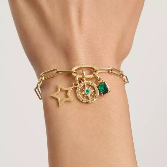 Thomas Sabo Gold May Birthstone Connect Charm