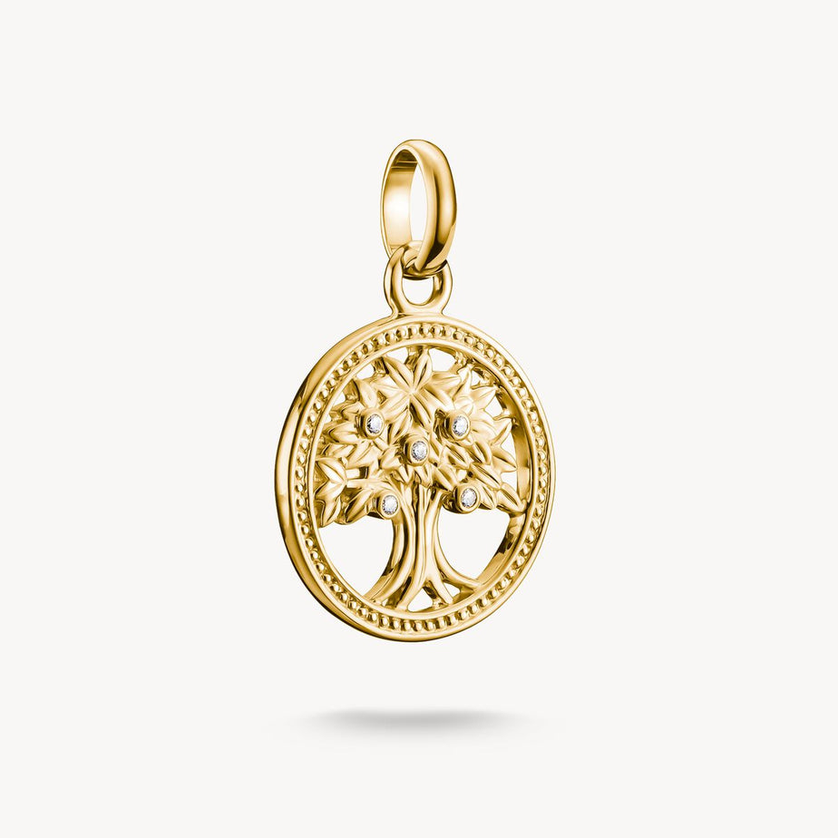 Thomas Sabo Gold Plated Tree Of Life Connect Charm Pendant