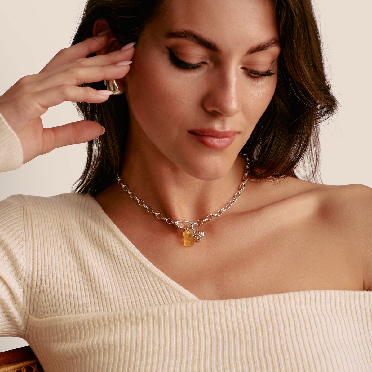 Thomas Sabo Silver Rose Connect Charm Pendant