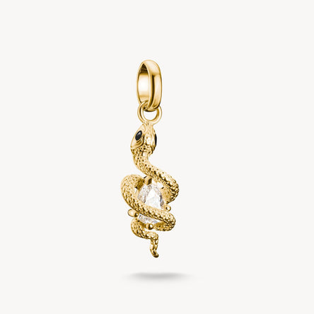 Thomas Sabo Gold-Plated Snake Connect Charm Pendant