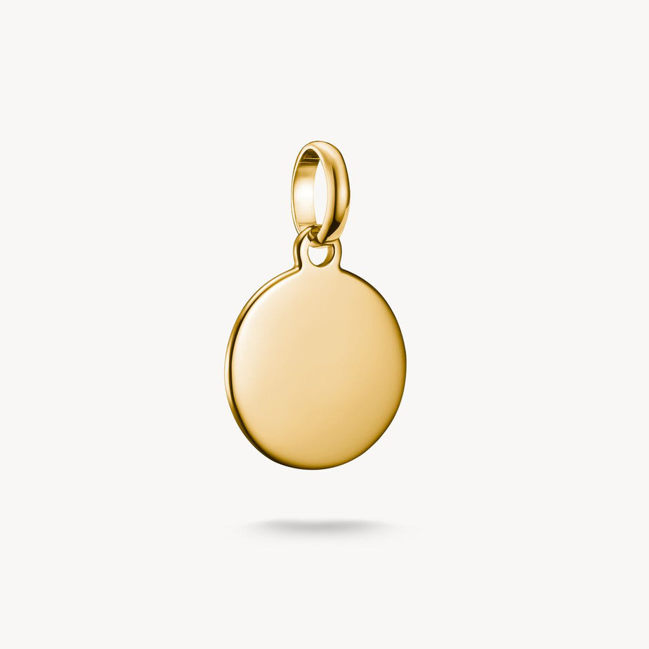 Thomas Sabo Gold-Plated Disc Connect Charm Pendant