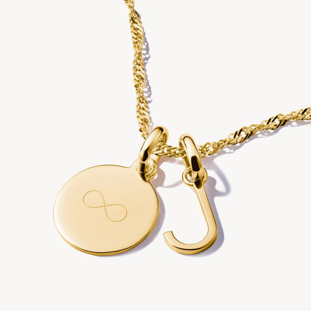 Thomas Sabo Gold-Plated Disc Connect Charm Pendant