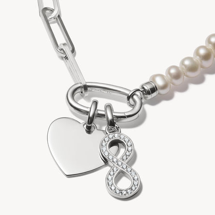 Thomas Sabo Silver Plain Heart Connect Charm Pendant