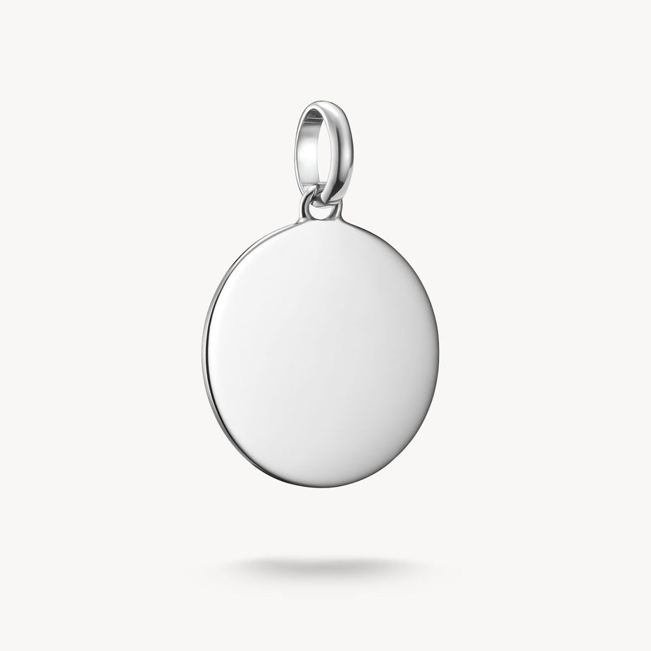 Thomas Sabo Silver Plain Disc Connect Charm Pendant