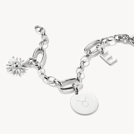 Thomas Sabo Silver Plain Disc Connect Charm Pendant