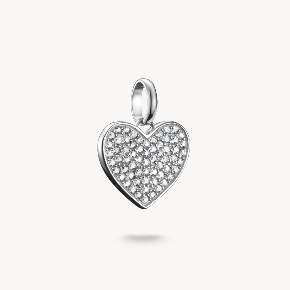 Thomas Sabo Silver Stone Heart Connect Charm Pendant