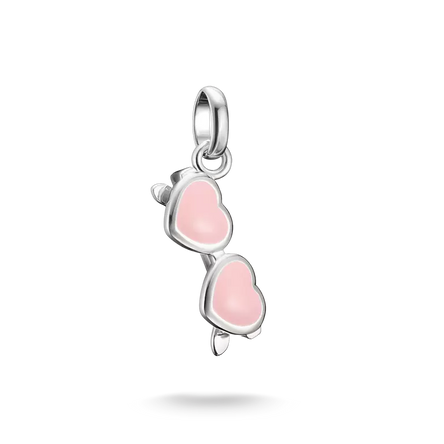 Thomas Sabo Silver Charm Pendant Pink Sunglasses Connect