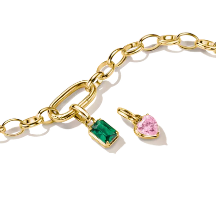 Thomas Sabo Gold January Birthstone Connect Charm