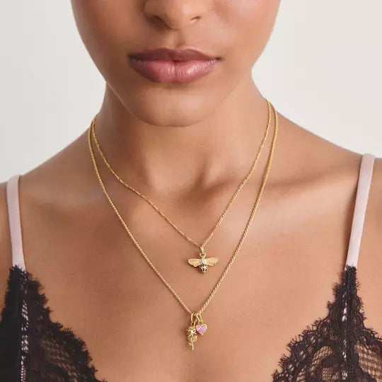 Thomas Sabo Gold January Birthstone Connect Charm