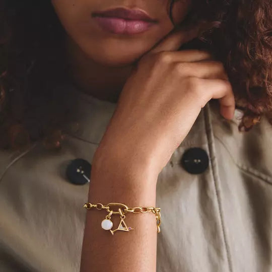 Thomas Sabo Gold June Birthstone Connect Charm