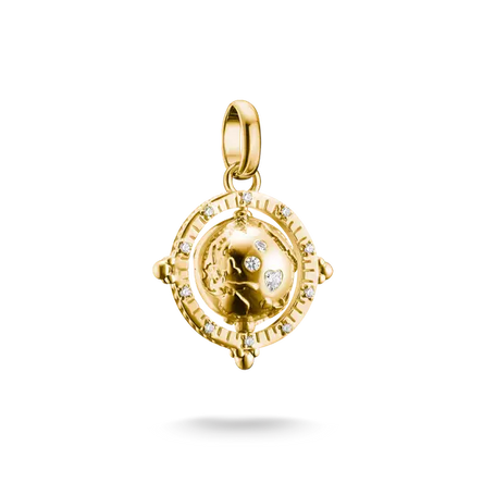 Thomas Sabo Gold Globe Connect Charm