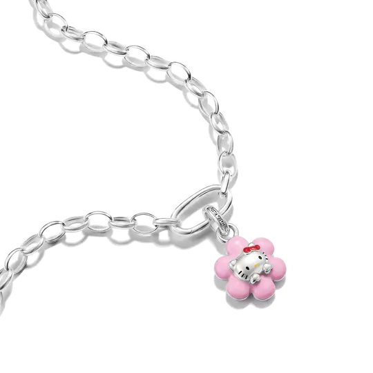 Thomas Sabo Hello Kitty Pink Flower Connect Charm