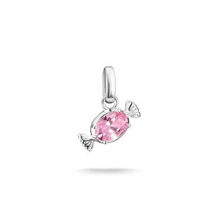 Thomas Sabo Candy Connect Charm with Pink Zirconia