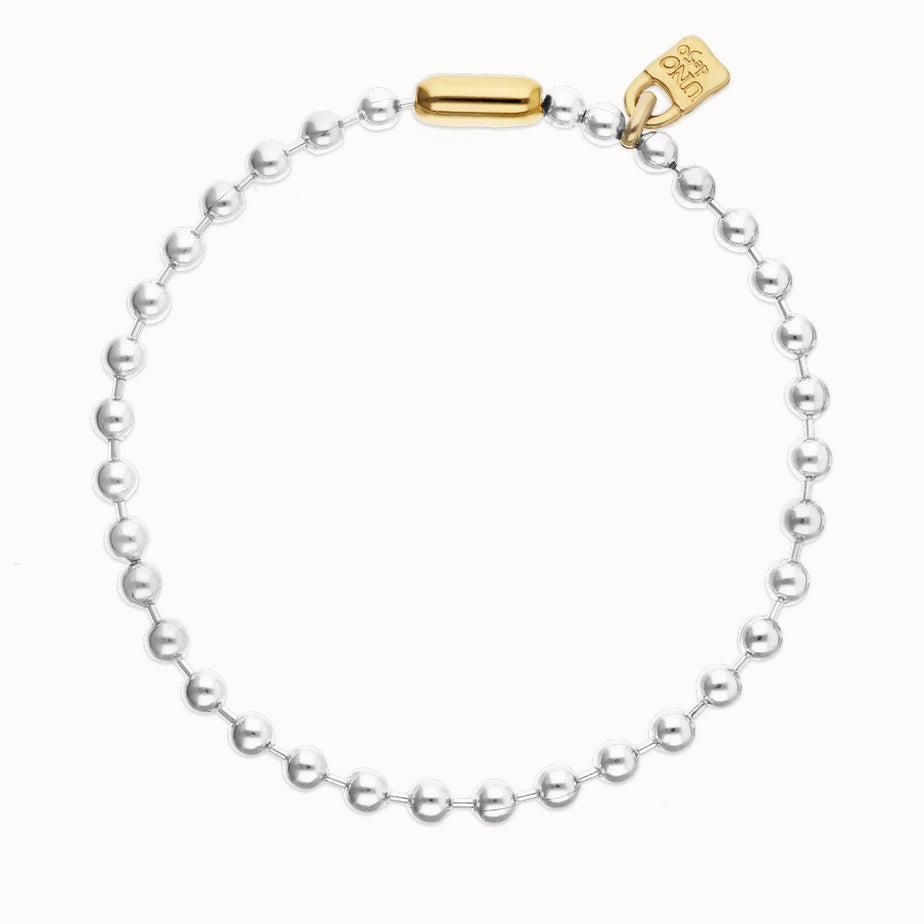 Uno de 50 Beaded Two-tone Necklace