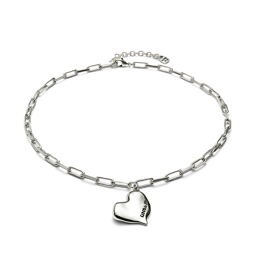 Uno De 50 Link Chain Necklace With Heart