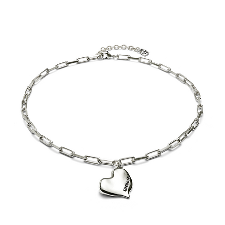 Uno De 50 Link Chain Necklace With Heart