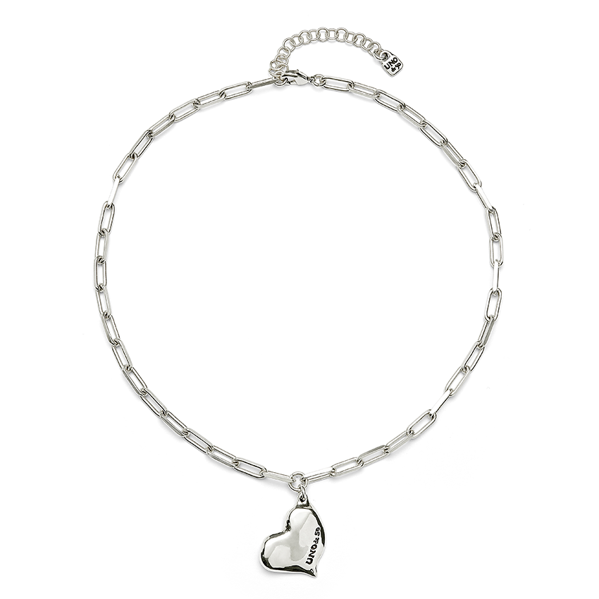 Uno De 50 Link Chain Necklace With Heart