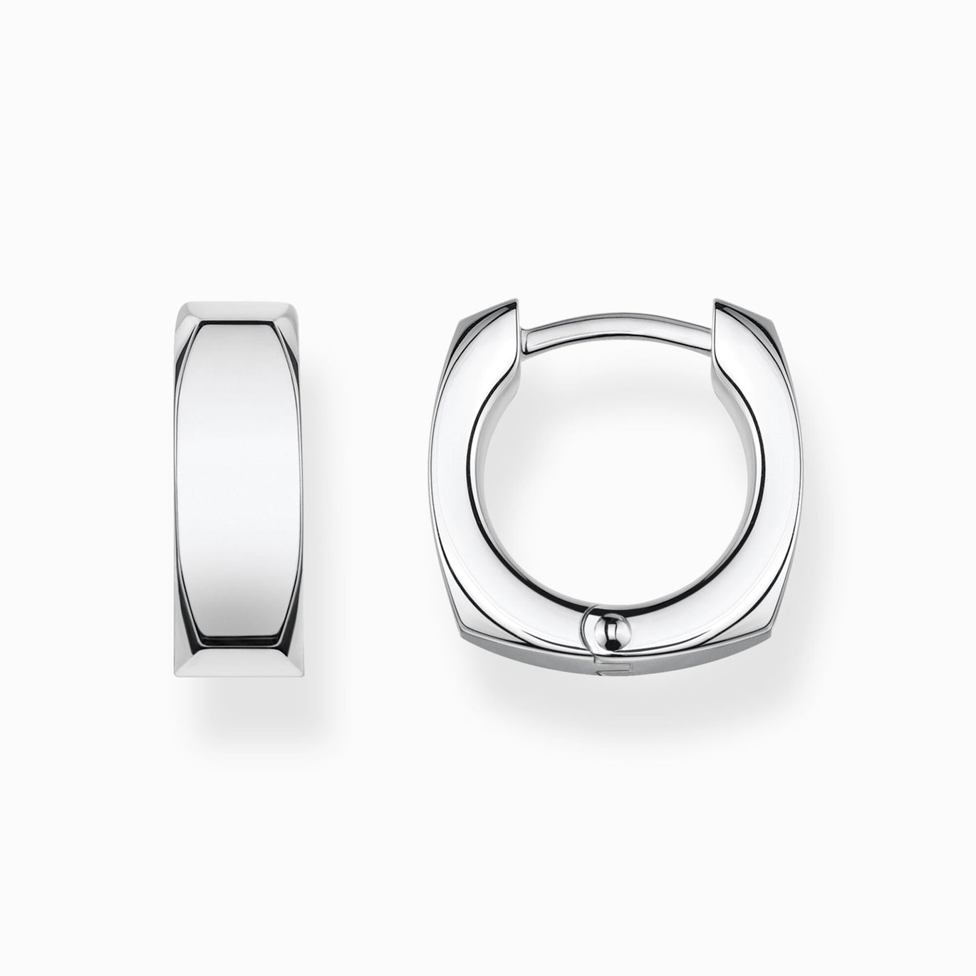 Thomas Sabo Minimalist Silver Hoop Earrings