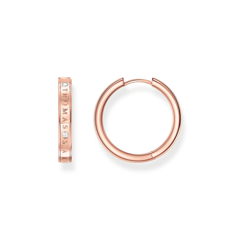 Thomas Sabo Rose Gold Hoop Earrings