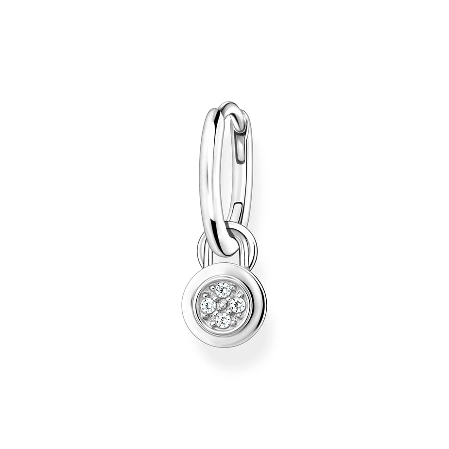 Thomas Sabo Single Silver Earring with Charm Carrier
