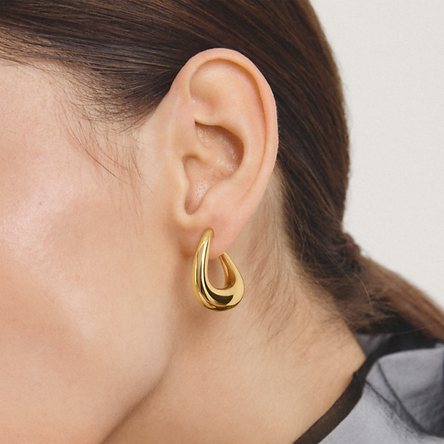 Thomas Sabo Gold Plated Hoop Earrings