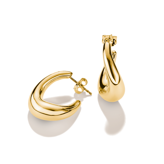 Thomas Sabo Gold Plated Hoop Earrings